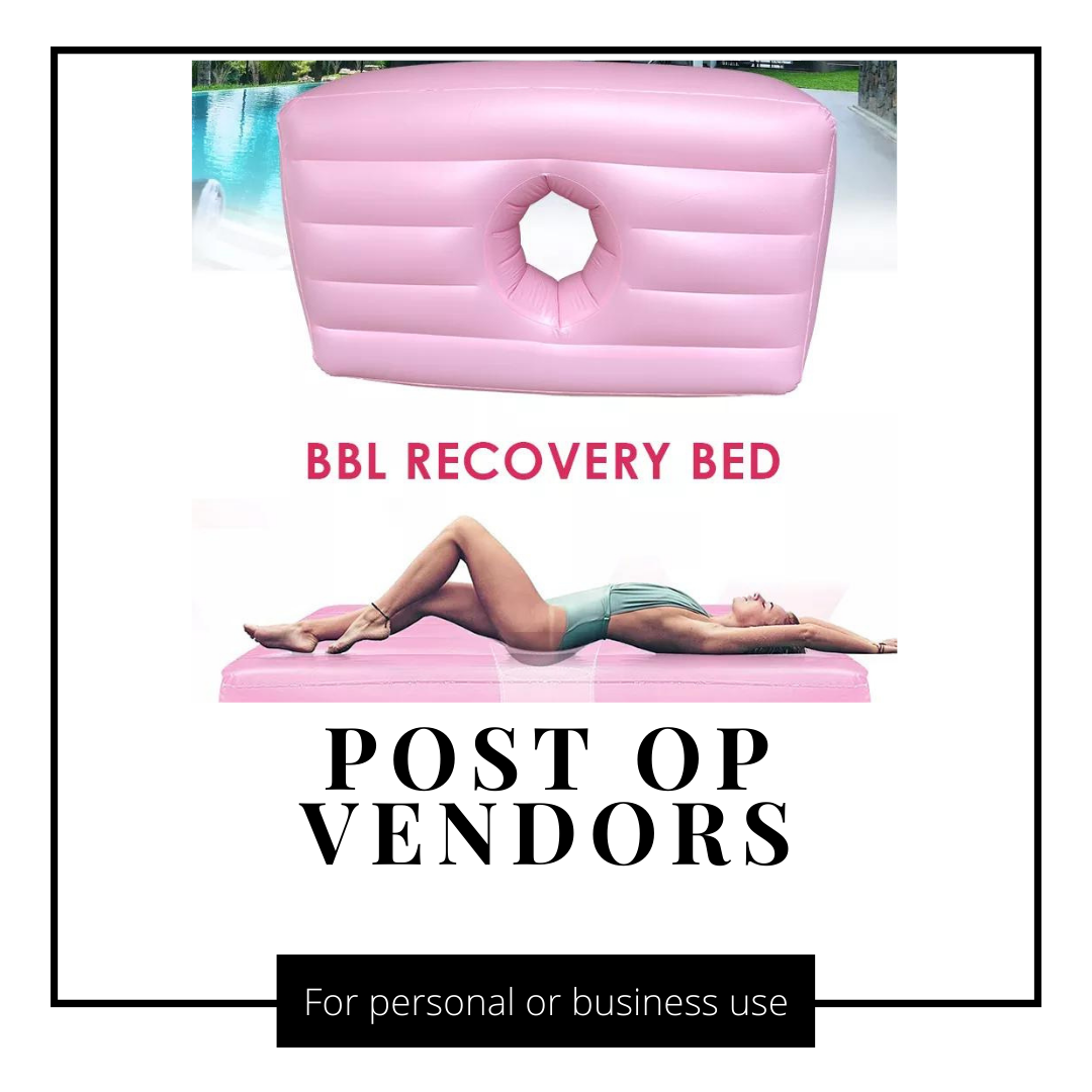 POST OP RECOVERY VENDORS